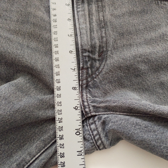 Levi's Baggy Dad Women's Jeans Size 25 Gray No Stretch Mid Rise Cotton - Picture 9 of 13